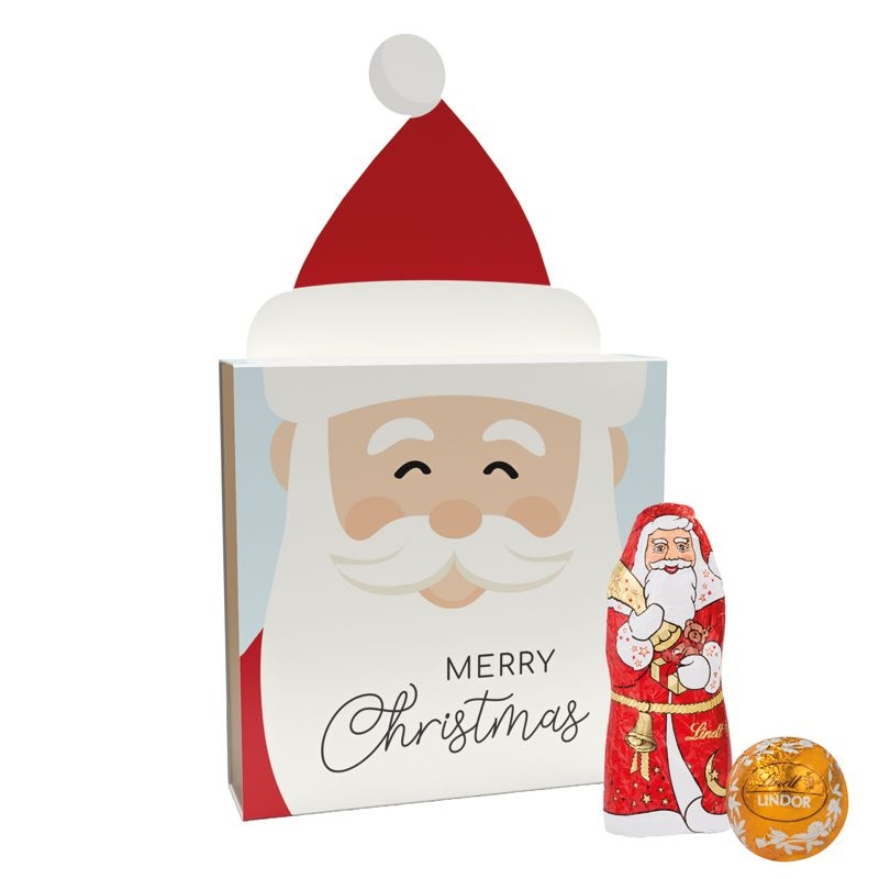 JG20042-1Lindt Praesent Weihnachten_ Lindt Weihnachts-Mix_ Weihnachtsmuetze