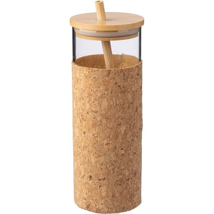 GI1097563-11Einwandiger Glasbecher _450 ml_ Marlies_ brown