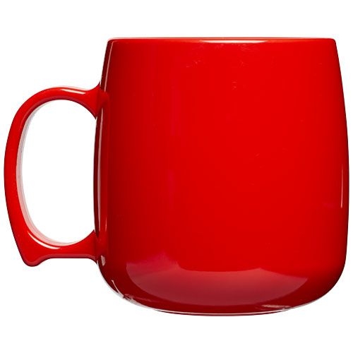 PF210012-5Classic 300 ml Kunststoffbecher_ rot