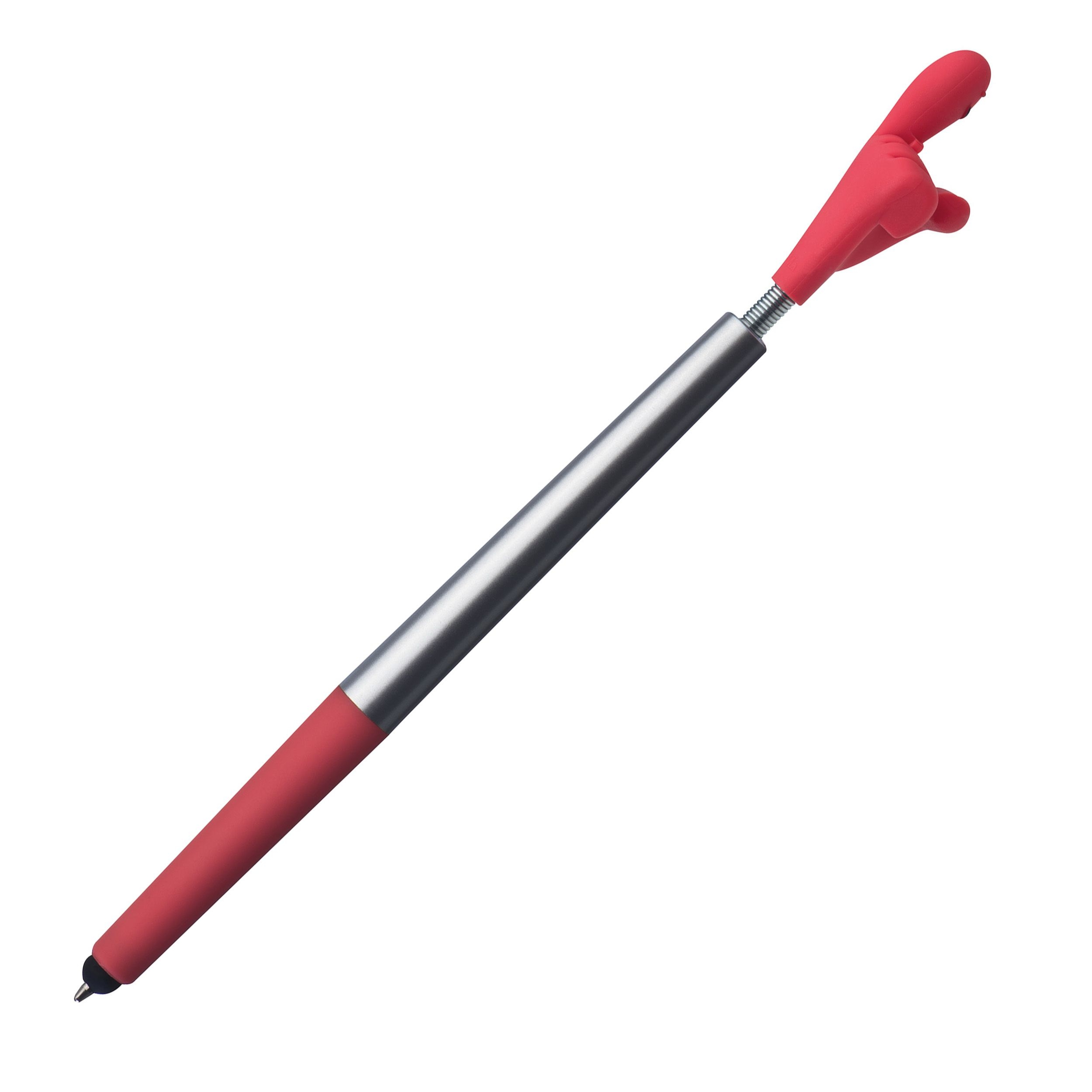 MA13415-05Smile Hand Kugelschreiber aus Kunststoff KARINA_ rot