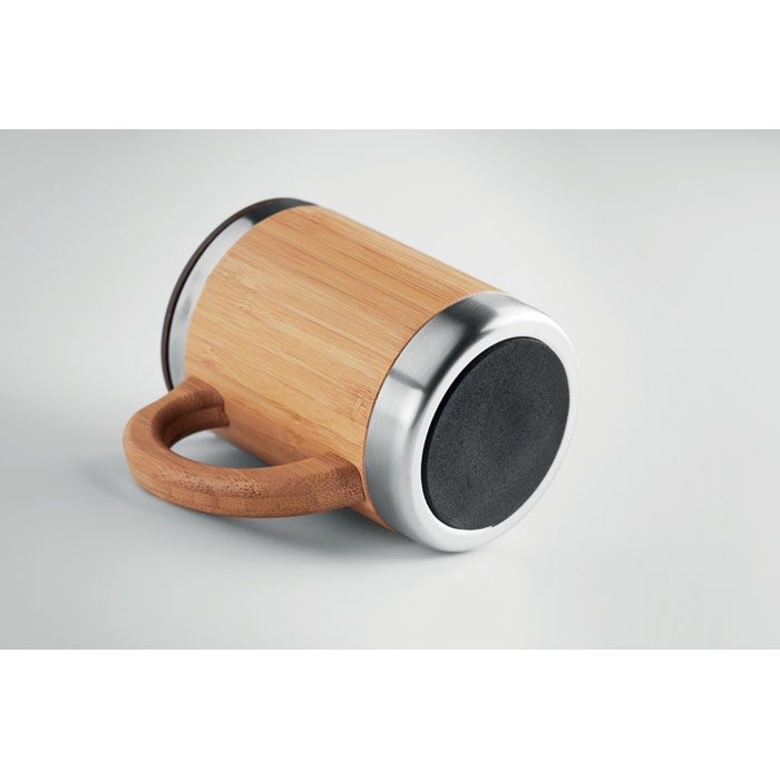MO9689-40Mokka Dubbelwandige drinkbeker 300ml_ holz