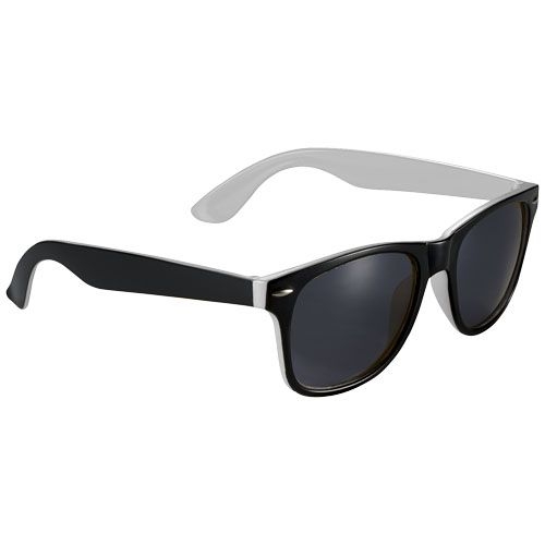 PF100500-1Sun Ray Sonnenbrille mit zweifarbigen Toenen_ weiss_schwarz