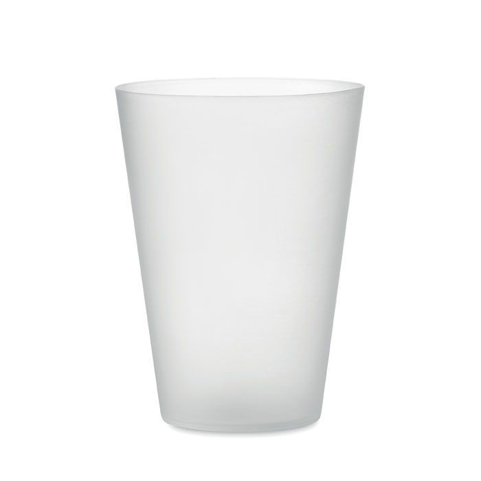 MO6375-26Festa Wiederverwendbarer Becher 300ml_ transparent weiss