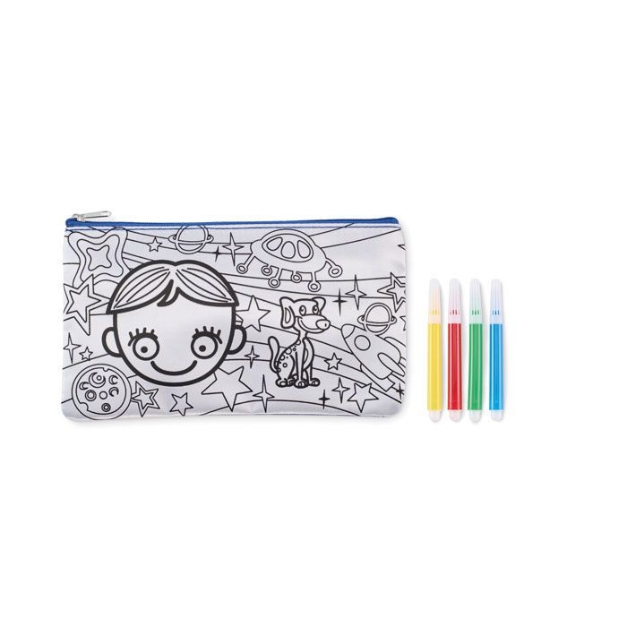 MO2505-37Kiddo Schlampermaeppchen mit Stiften_ koenigsblau