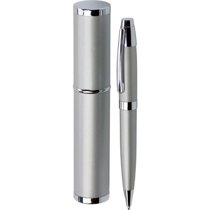 GI4580-01Kugelschreiber aus Metall Mark_ schwarz