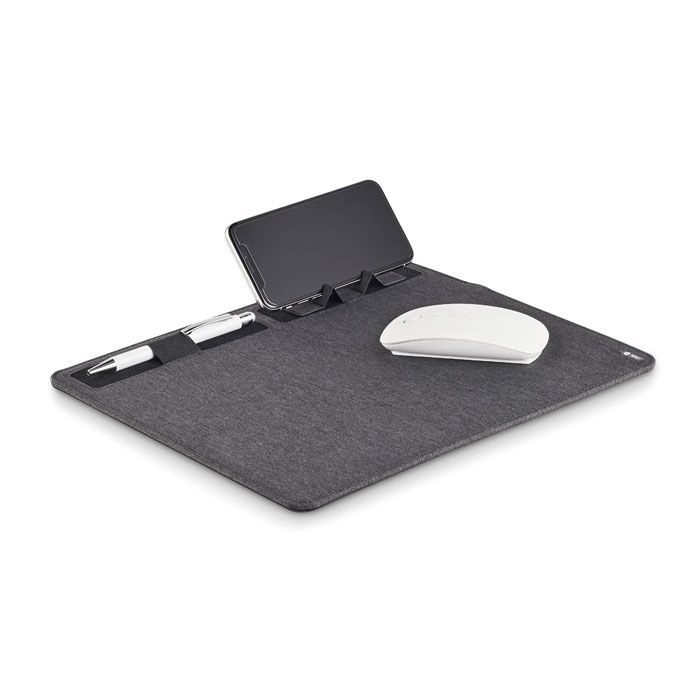 MO6416-15Superpad RPET Mousepad 15W_ steingrau