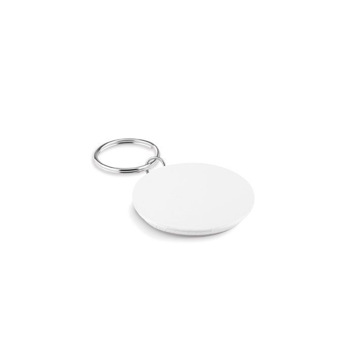 MO9332-06Pin Key Badge Schluesselanhaenger klein_ weiss