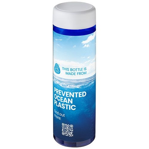 PF210485-4H2O Active® Eco Vibe 850 ml Wasserflasche mit Drehdeckel_ blau_weiss