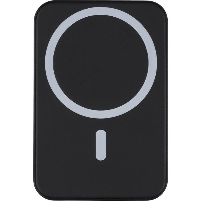 GI1298467-01Recycelte ABS-Powerbank mit kabellosem Ladegeraet Miren_ schwarz