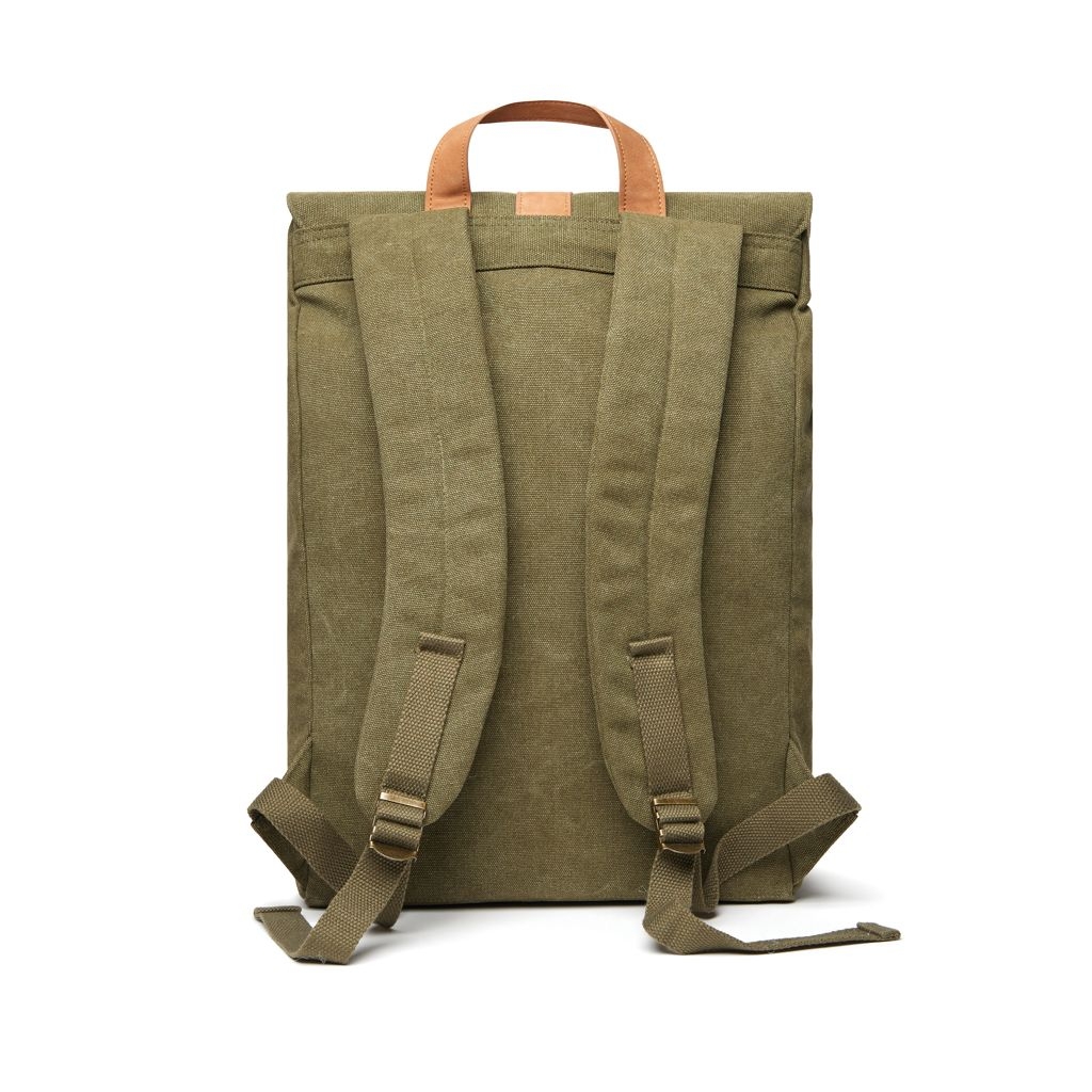 XDV52101-8VINGA Bosler Rucksack aus GRS recyceltem Canvas_ gruen
