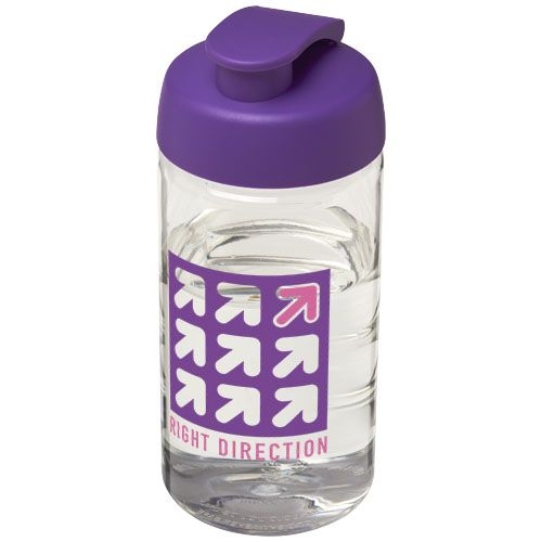 PF210050-10H2O Active® Bop 500 ml Sportflasche mit Klappdeckel_ transparent_lila