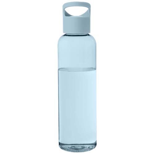 PF100777-12Sky  650 ml Sportflasche aus recyceltem Kunststoff_ wolkenblau