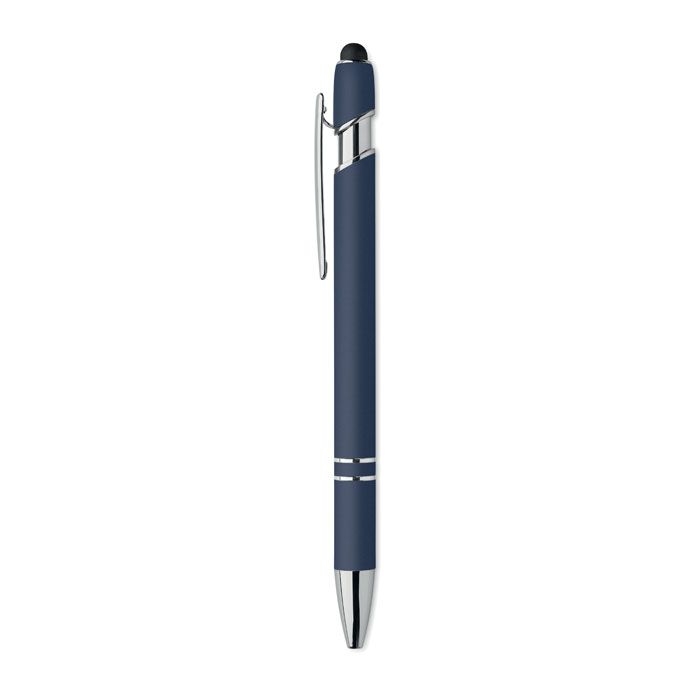 MO2798-85Siparo Druckkugelschreiber mit Stylus_ marineblau