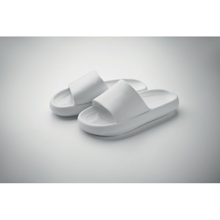 MO2897-06Evaslide Badeschlappen Groesse 40_41_ weiss
