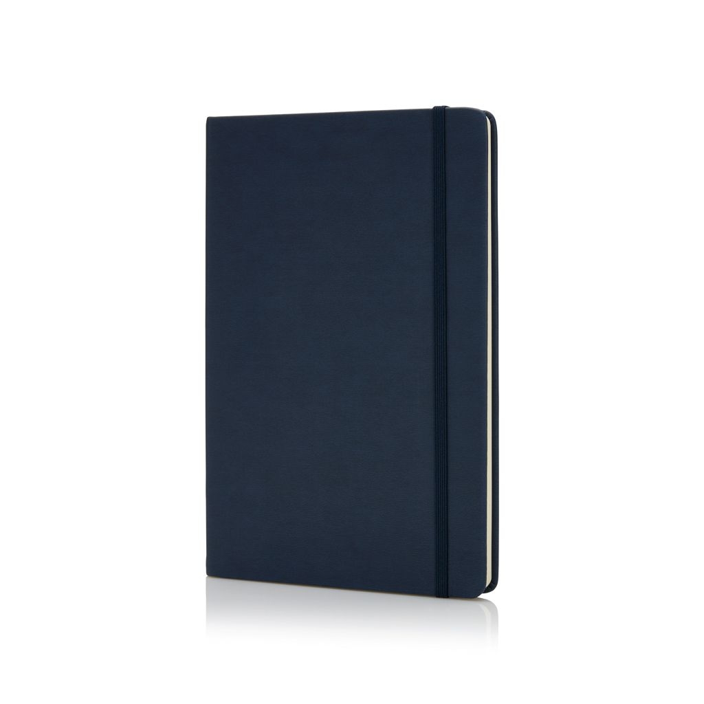 XDP773.42-5Deluxe Hardcover PU A5 Notizbuch_ navy blau