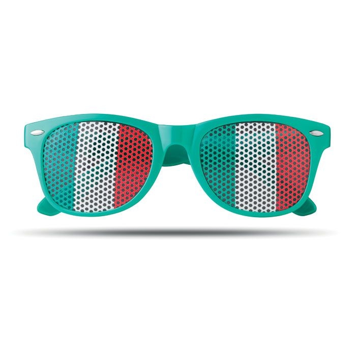 MO9275-09Flag Fun Fan Sonnenbrille_ gruen