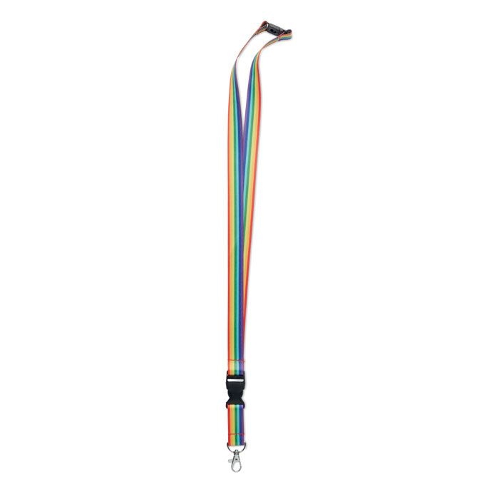 MO6423-99Bowyard Regenbogen Lanyard RPET_ bunt
