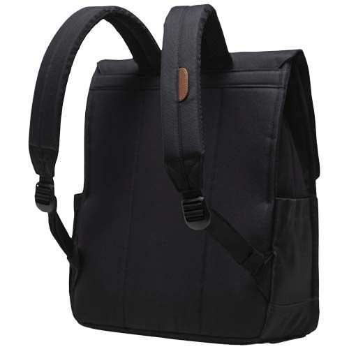 PF120753-2Herschel City Rucksack aus recyceltem Material 16 L_ schwarz