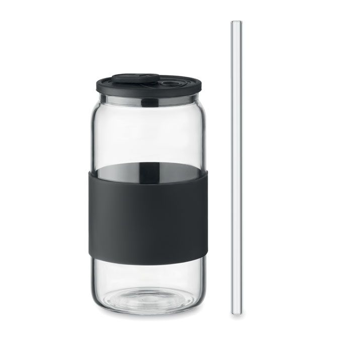 MO2506-03Borosip Trinkglas Borosilikat 550ml_ schwarz