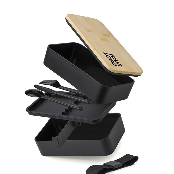 GI966040-02Doppellagige PP-Lunchbox Maxton_ weiss