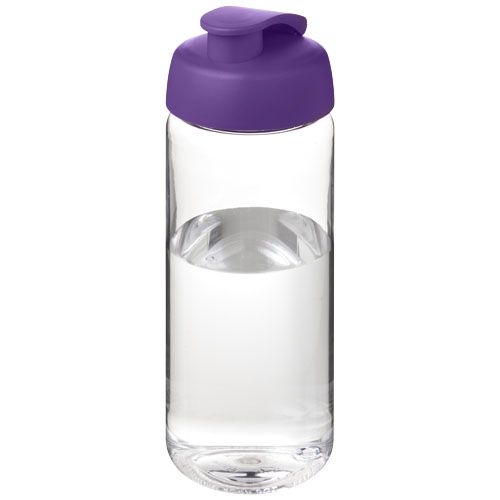 PF210445-17H2O Active® Octave Tritan™ 600-ml-Sportflasche mit Klappdeckel_ transparent klar_lila