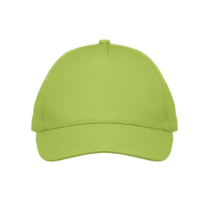 MO2346-48Buzz Kids 5-Panel-Baseball-Cap Kinder_ limette