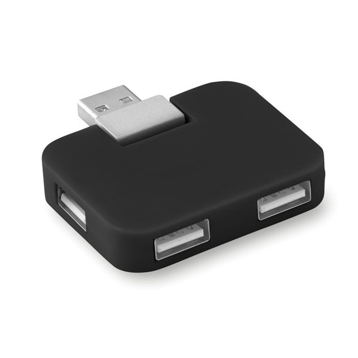 MO8930Square 4 Port USB Hub