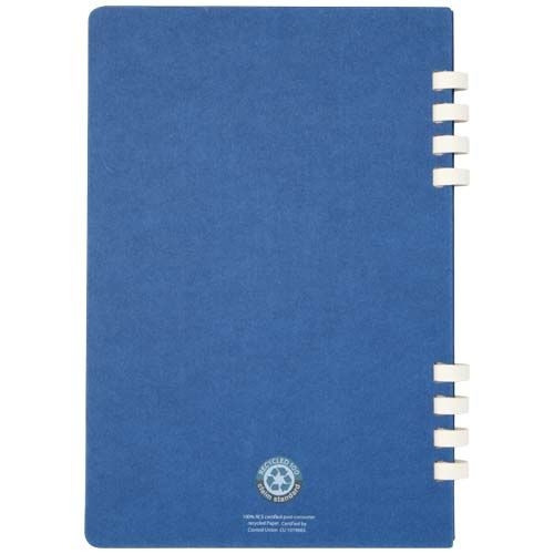PF107046-2Fil A5 Hardcover RCS recyceltes Spiralnotizbuch_ navy