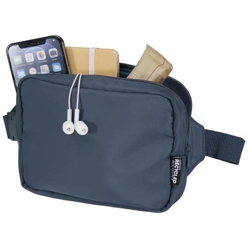 PF120764-2Trip Aware™ Recycelte Reisetasche mit Schultergurt 1 L _ hale blau