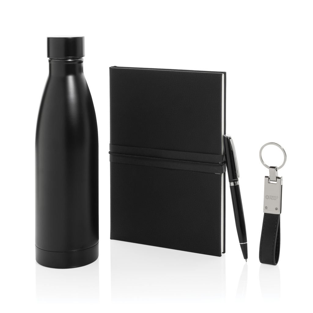 XDP774.68-01Swiss Peak RCS Deluxe Business-Set mit Flasche_ schwarz