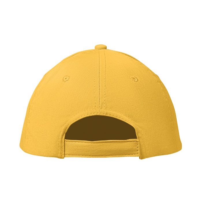 MO8834-08Basie Apollo Baseball cap 6 panels 160g_m²_ gelb