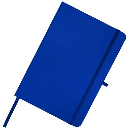 PF106013-4Teak A5 Hardcover Notizbuch_ liniert_ aus recyceltem Material_ royalblau