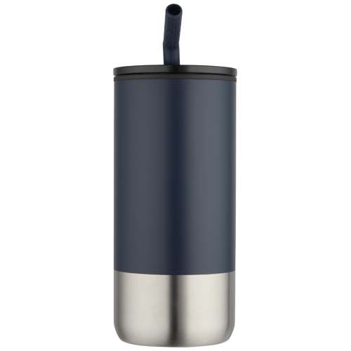 PF100918-3Grayson 480 ml RCS recycelter Isolierbecher mit Trinkhalm_ navy