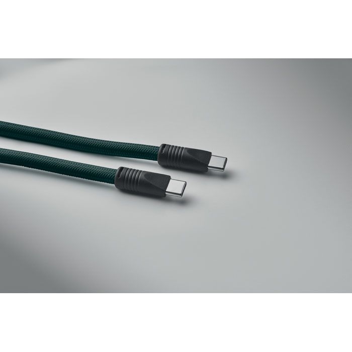 MO2618-60Cocharge 60W Lanyard-Ladekabel_ dunkelgruen
