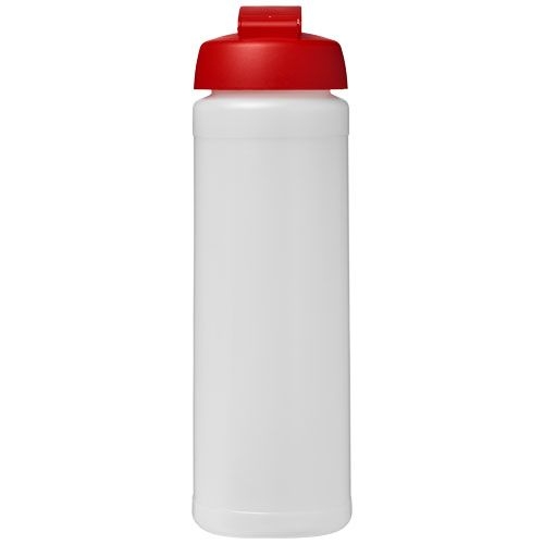 PF210070-19Baseline® Plus 750 ml Flasche mit Klappdeckel_ transparent_rot
