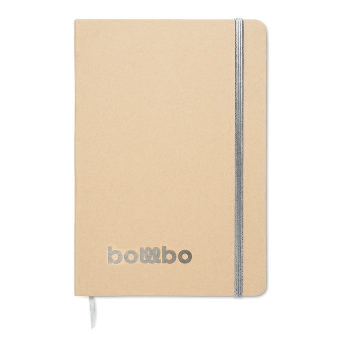 MO2580-14Route DIN A5 Notizbuch fuer Gravur_ silber