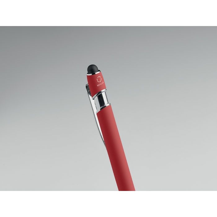 MO2798-05Siparo Druckkugelschreiber mit Stylus_ rot