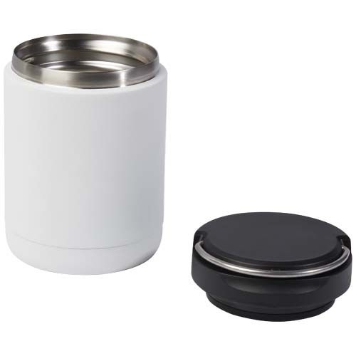 PF113422-1Doveron 500 ml isolierter Lunchpot aus recyceltem Edelstahl_ weiss