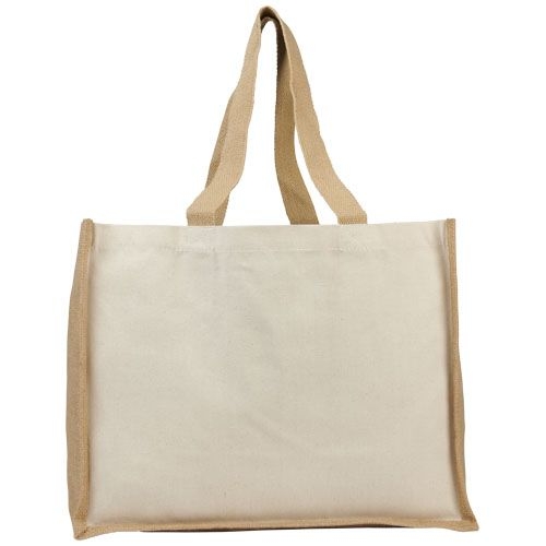 PF210701-1Varai 320 g_m Canvas und Jute Einkaufstasche 23L_ natural_natur