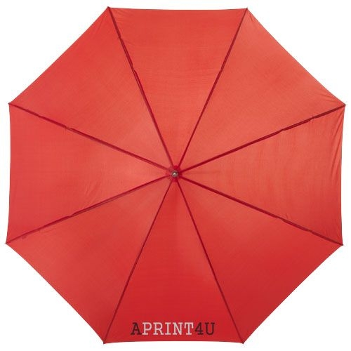 PF109017-12Lisa 23_ Automatikregenschirm mit Holzgriff_ rot