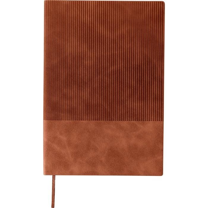 GI1274007-11Recyceltes PU-Notizbuch _A5_ Elian_ brown