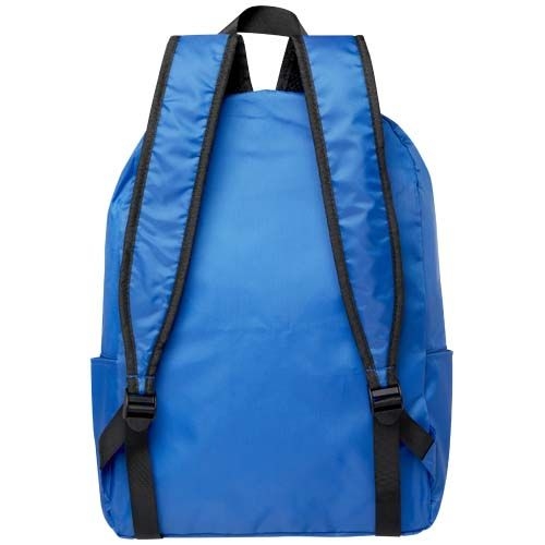 PF130090-4EcoFold faltbarer RPET Rucksack 15 L_ royalblau