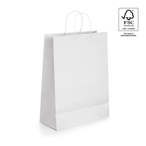 ST92871-106CITADEL Kraftpapier Tasche_ weiss