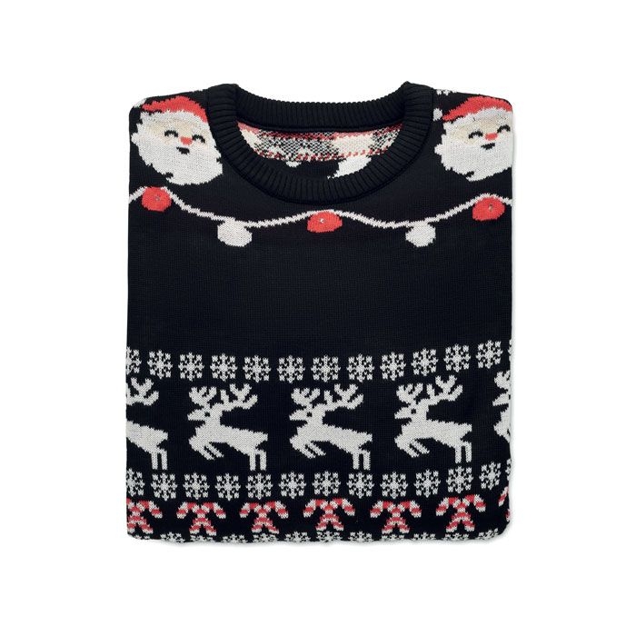 CX1553-03Shamis Weihnachts-LED-Pullover S_M_ schwarz