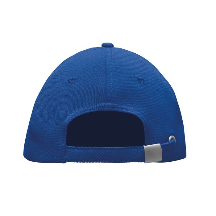 MO6831-37Senga RPET Baseball Kappe 5 Panels_ koenigsblau