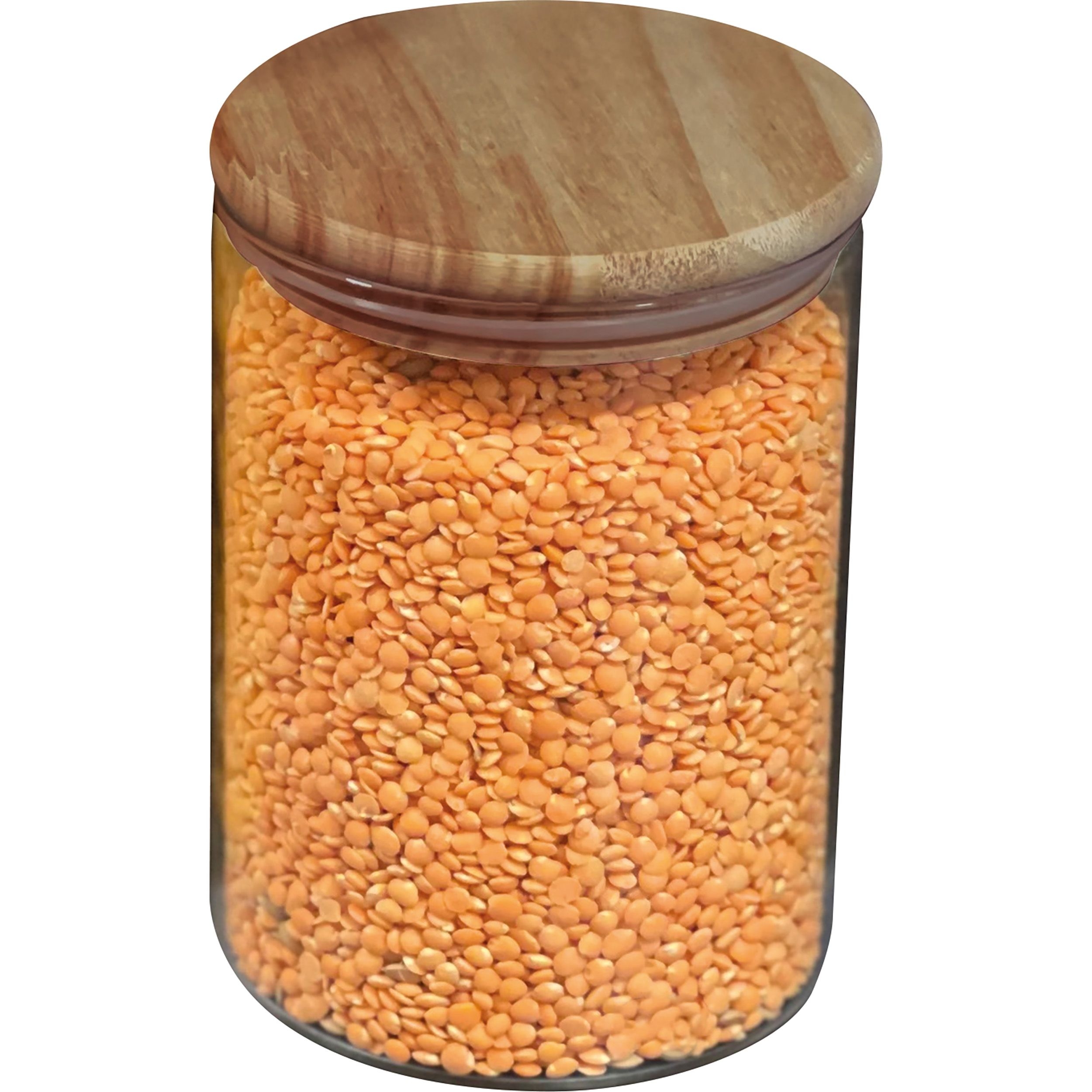 MA82615-66Dose aus Borosilikatglas mit Bambusdeckel_ 700ml TYMON_ transparent