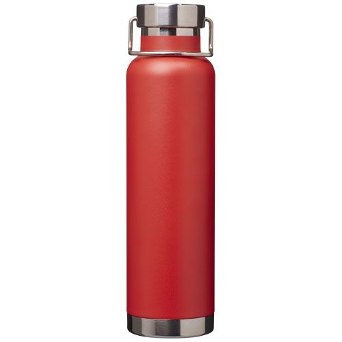 PF100488-5Thor 650 ml Kupfer-Vakuum Isoliersportflasche_ rot