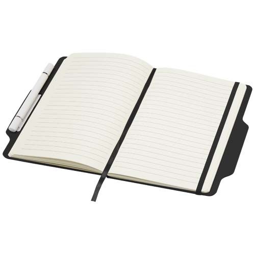 PF107969-4Nexus A5 Hardcover Notizbuch mit Kugelschreiber und Bleistiftset _schwarze Mine_ schwarz