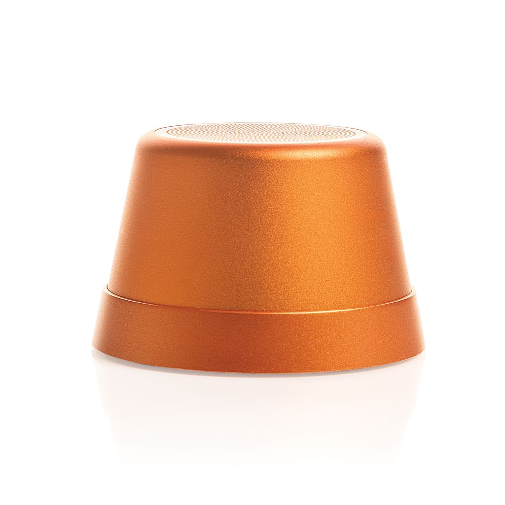XDP331.16-08Nivio magnetischer 5W-Speaker aus RCS recyceltem Aluminium_ orange