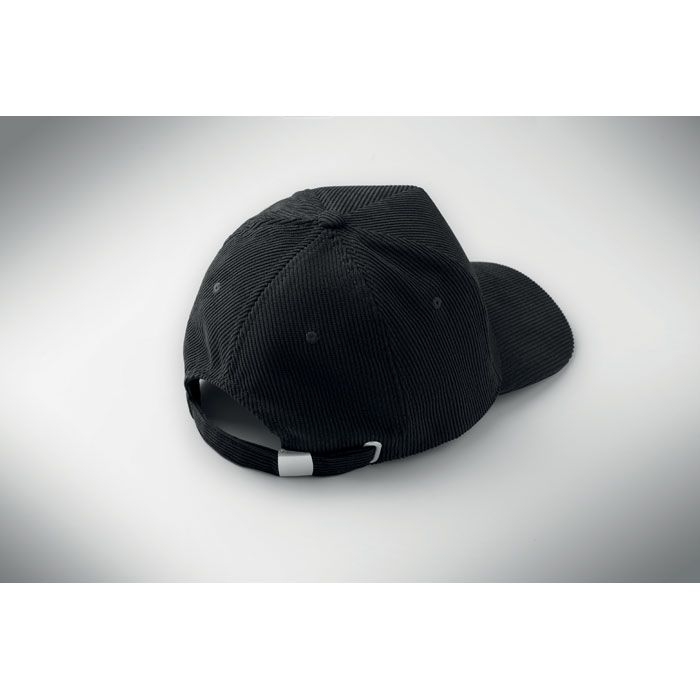MO2879-03Wale Baseball Kappe 5 Panels Cord_ schwarz